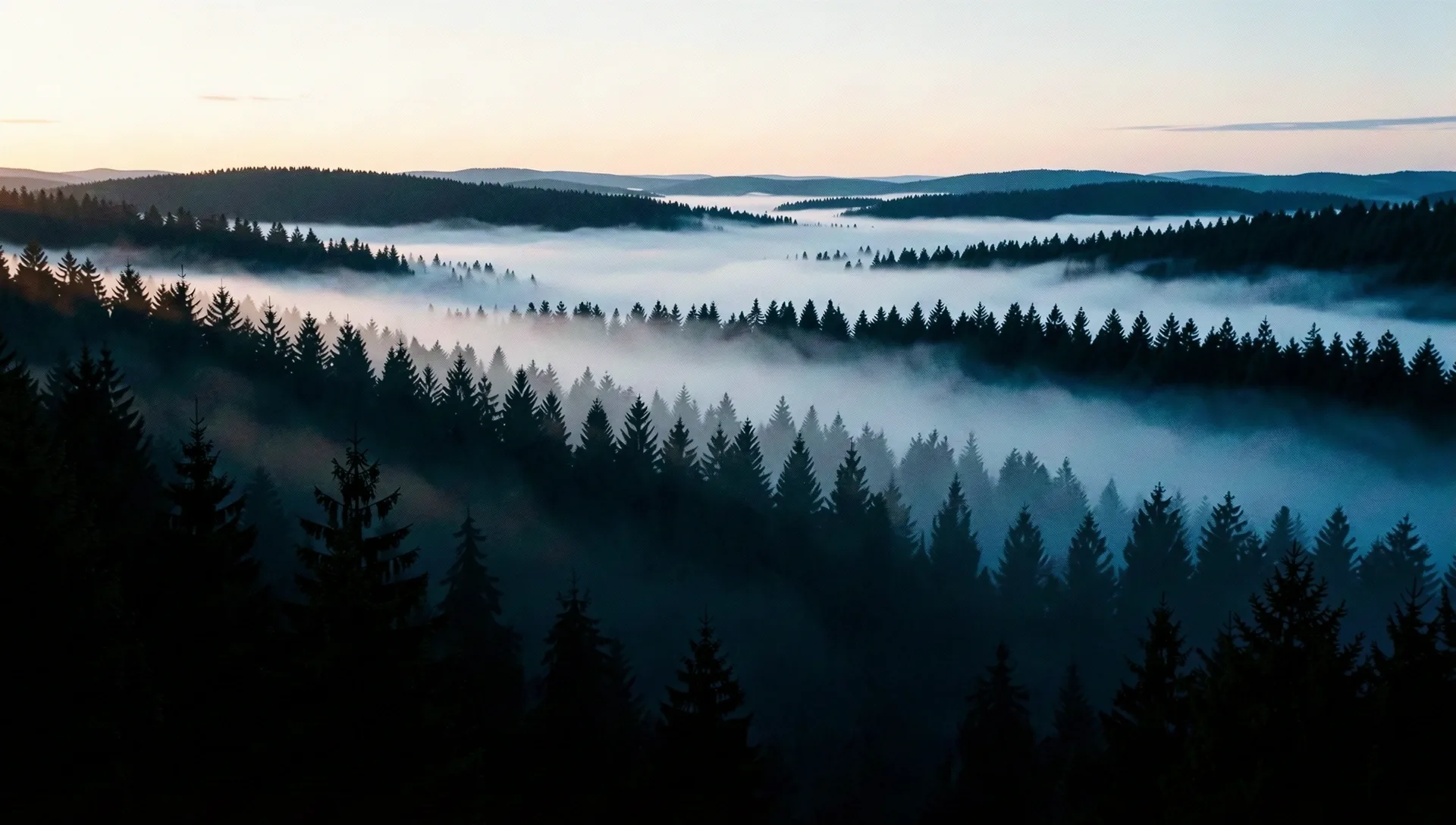 Atmospheric German landscape